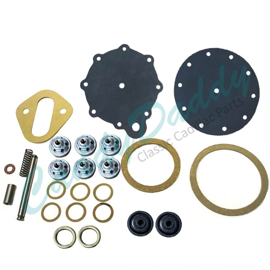 1950 Early 1951 Cadillac (See Details) AC Type 9535 Fuel And Vacuum Pump Rebuild Kit REPRODUCTION Free Shipping In The USA