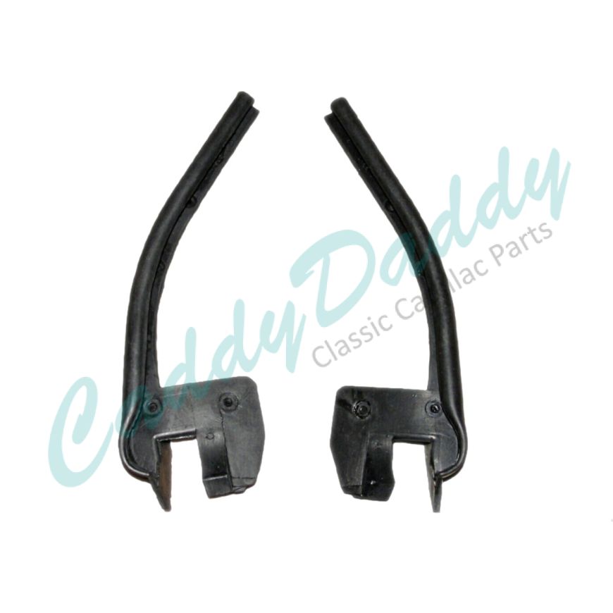 1959 1960 Cadillac Convertible Rear Quarter Window Rubber Weatherstrips 1 Pair REPRODUCTION Free Shipping In The USA
