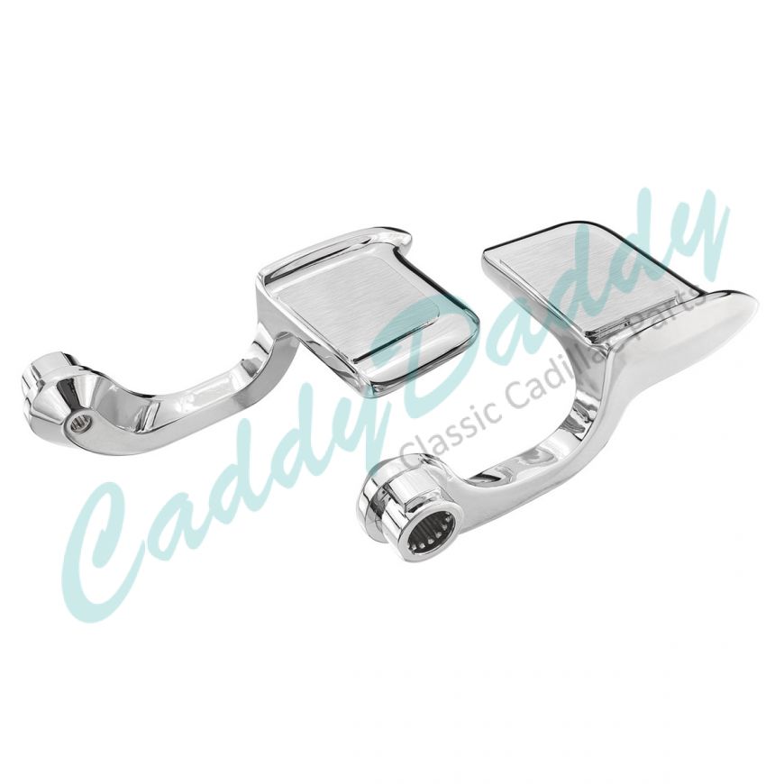 1959 1960 1961 1962 Cadillac Interior Mirror Finish Door Handles 1 Pair REPRODUCTION Free Shipping In The USA