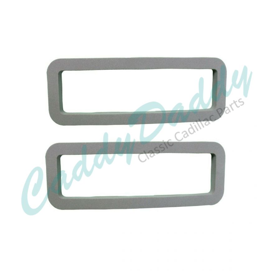 1971 1972 Cadillac (See Details) Back Up Light Lens Gaskets 1 Pair REPRODUCTION Free Shipping In The USA