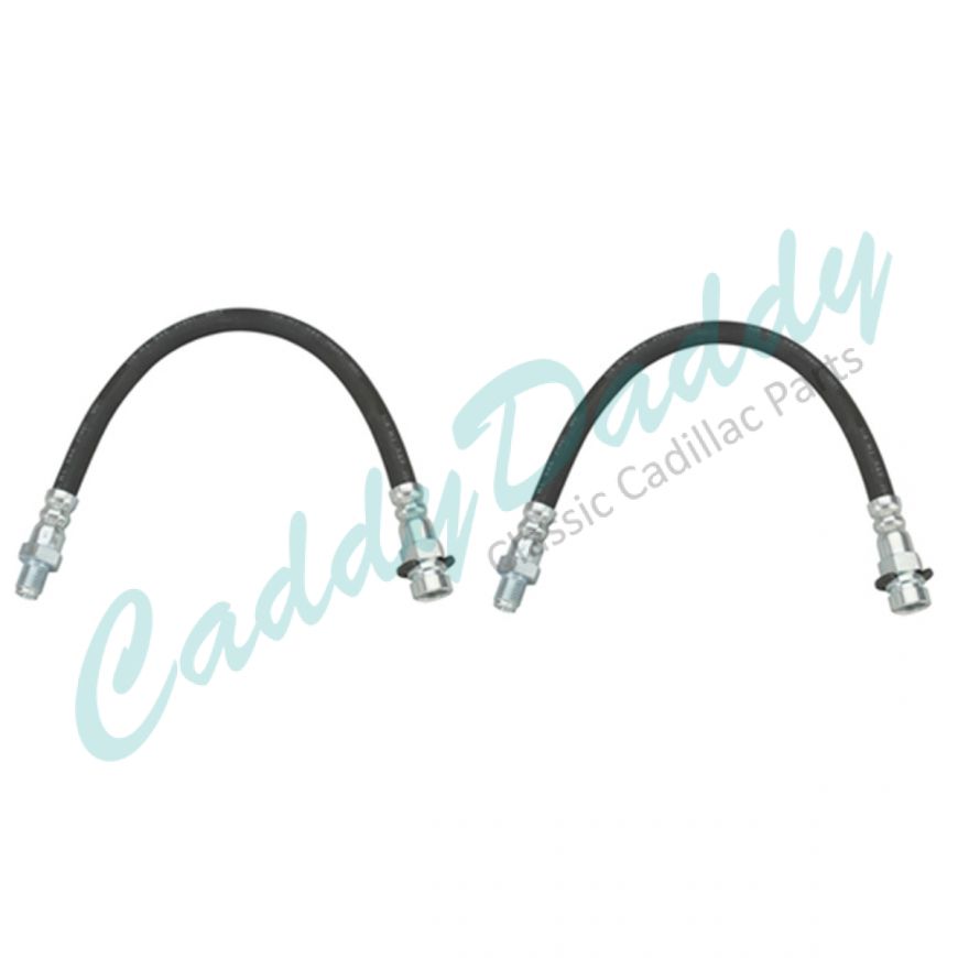 1950 1951 1952 1953 1954 1955 1956 Cadillac Front Brake Hose 1 Pair REPRODUCTION Free Shipping In The USA