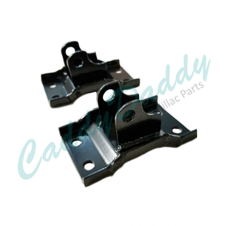 1961 1962 Cadillac Convertible Top Cylinder Floor Mount Bracket 1 Pair REPRODUCTION Free Shipping In The USA