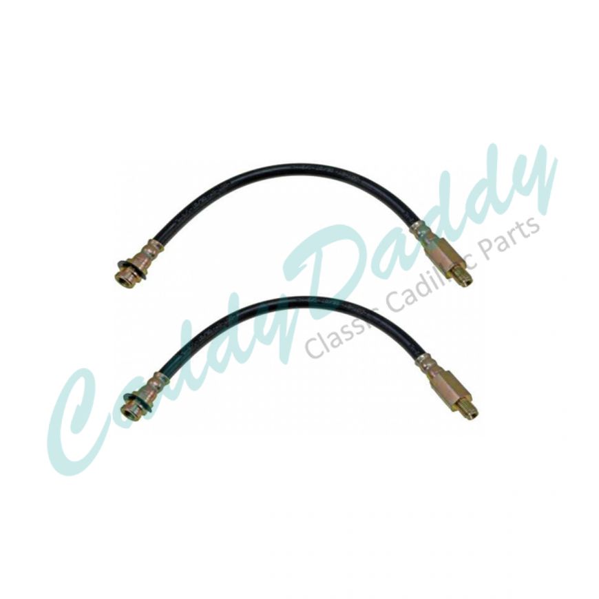 1968 1969 1970 1971 1972 1973 1974 1975 1976 Cadillac (See Details) Front Brake Hoses 1 Pair REPRODUCTION Free Shipping In The USA