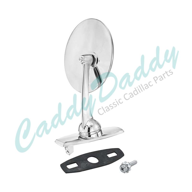 1961 1962 1963 1964 Cadillac (EXCEPT Series 75 Limousine and Commercial Chassis) Right Passenger Side Exterior Rear View Mirror REPRODUCTION Free Shipping In The USA