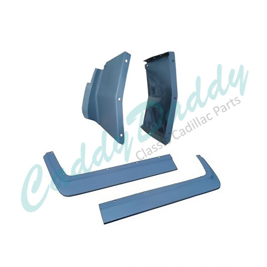 1980 1981 1982 1983 1984 1985 1986 1987 1988 1989 Cadillac Deville And Fleetwood Front Body Filler Kit (4 Pieces) REPRODUCTION Free Shipping In The USA