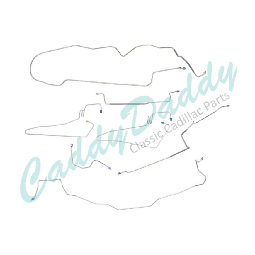 
1979 1980 1981 1982 1983 1984 1985 Cadillac Eldorado Four-Wheel Power Disc Brake Line Kit (7 Pieces) (Stainless Steel or Original Equipment Design) REPRODUCTION Free Shipping In The USA
