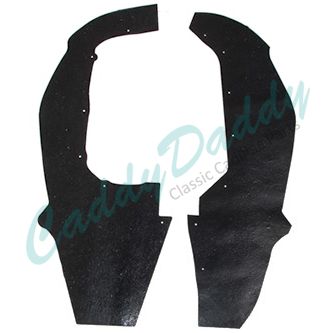 1961 1962 Cadillac Front Fender To Body Rubber (2 Pieces) REPRODUCTION Free Shipping In The USA