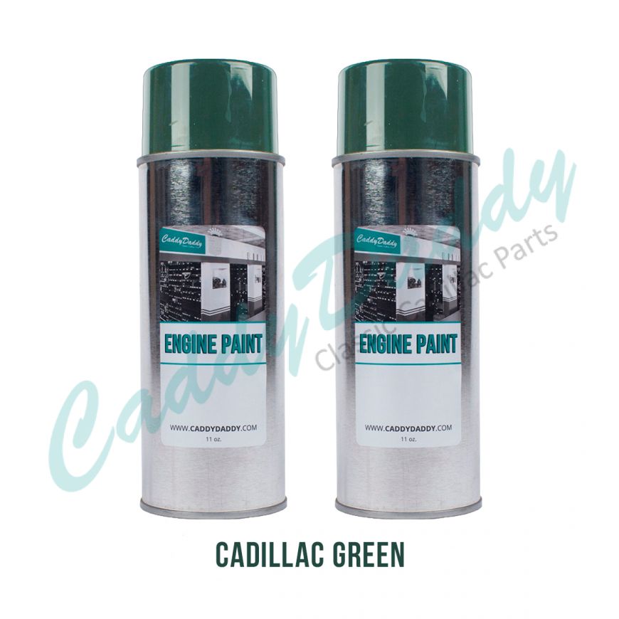1935 1936 1937 1938 1939 1940 1941 1942 1946 1947 1948 Cadillac Green Engine Paint (2 Cans) REPRODUCTION Free Shipping In The USA