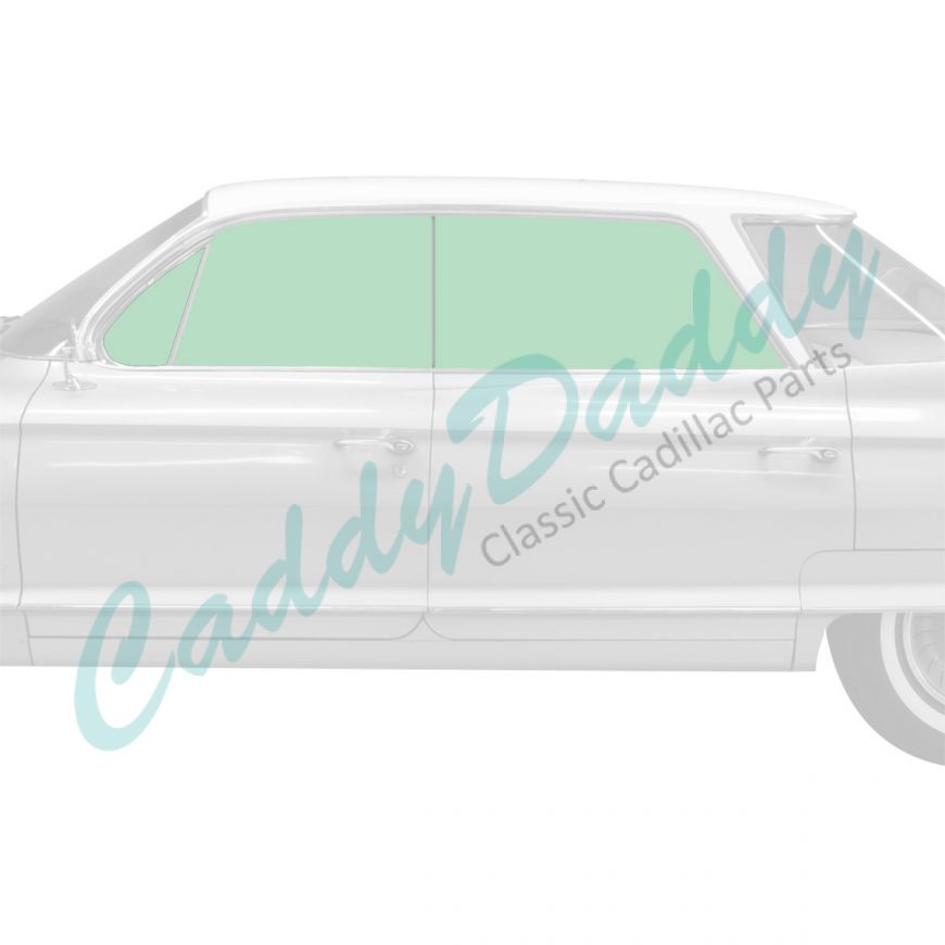 1962 Cadillac Series 62 and Deville 4-Door 4-Window Hardtop Glass Set (6 Pieces) REPRODUCTION Free Shipping In The USA