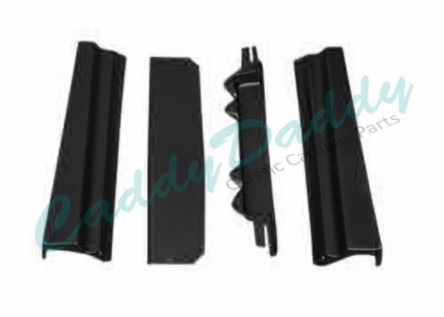 1980 1981 1982 1983 1984 1985 1986 1987 1988 1989 1990 1991 1992 Cadillac Deville And Fleetwood Fiberglass Rear Trunk And License Plate Body Filler Kit (4 Pieces) REPRODUCTION Free Shipping In The USA