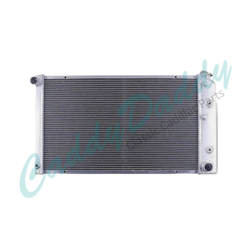 1965 1966 1967 Cadillac (WITH Heater Return Connection) Aluminum Radiator (3-Row) REPRODUCTION Free Shipping In The USA