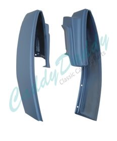 1977 1978 1979 Cadillac Deville And Fleetwood Rear Quarter Extension Body Fillers 1 Pair REPRODUCTION Free Shipping In The USA