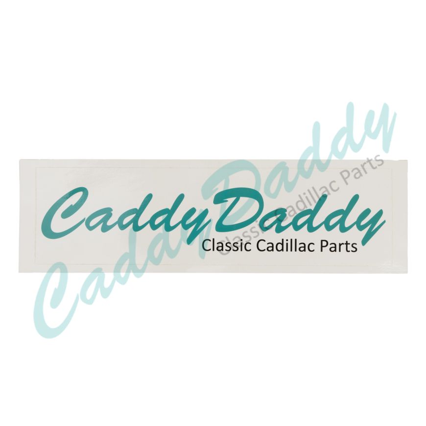 Caddy Daddy White Bumper Sticker NEW