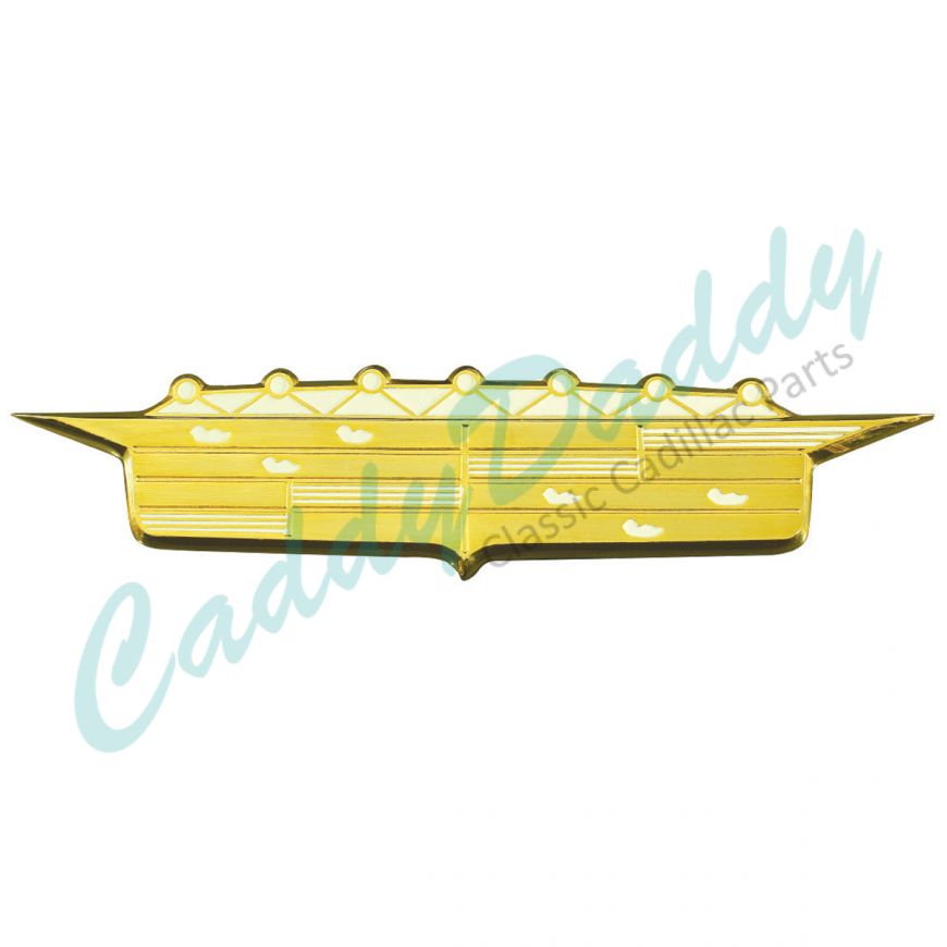 1956 Cadillac Front Fender Emblem Crest REPRODUCTION Free Shipping In The USA  