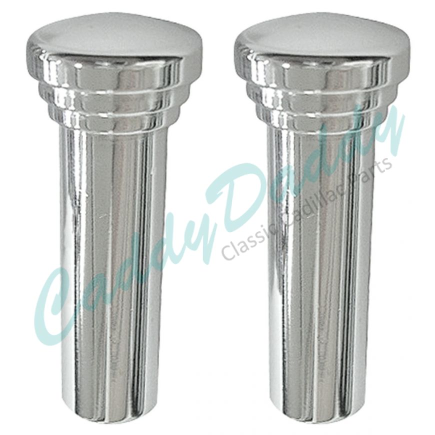 1946 1947 1948 1949 1950 1951 1952 1953 1954 1955 1956 1957 1958 Cadillac Chrome Door Lock Knobs 1 Pair REPRODUCTION Free Shipping In The USA