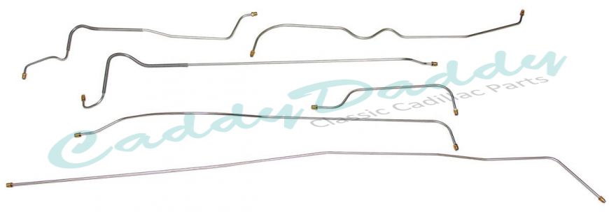 1950 Cadillac Series 61 Standard Brake Line Kit Stainless Steel or Original Equipment Design REPRODUCTION Free Shipping In The USA