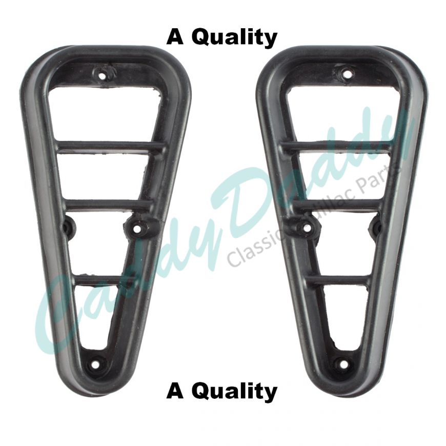 1957 1958 Cadillac 4-Door Front Door Vent Rubber Cover Weatherstrips 1 Pair REPRODUCTION Free Shipping In The USA