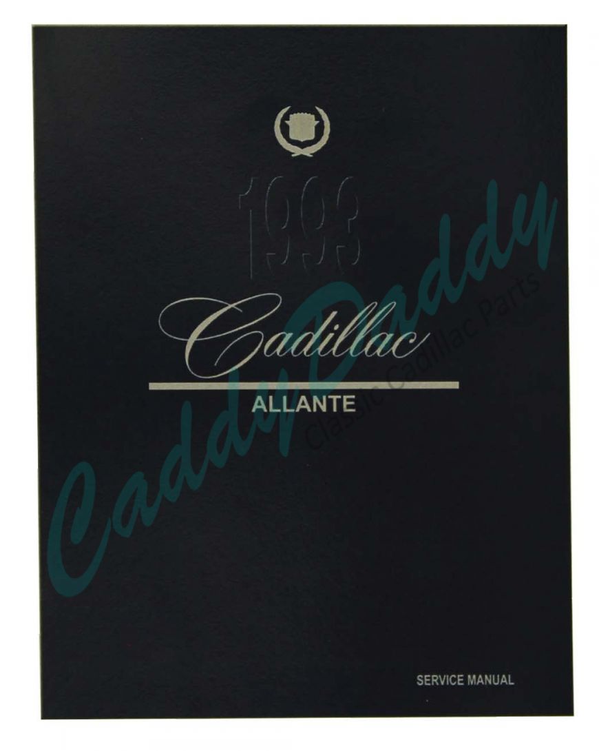 1993 Cadillac Allante Service Manual CD REPRODUCTION Free Shipping In The USA