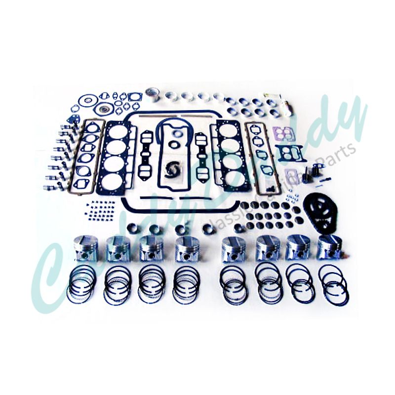 1955 Cadillac Engine Basic Rebuild Kit REPRODUCTION Free Shipping In The USA