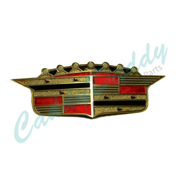 1956 Cadillac Hood Crest REPRODUCTION Free Shipping In The USA