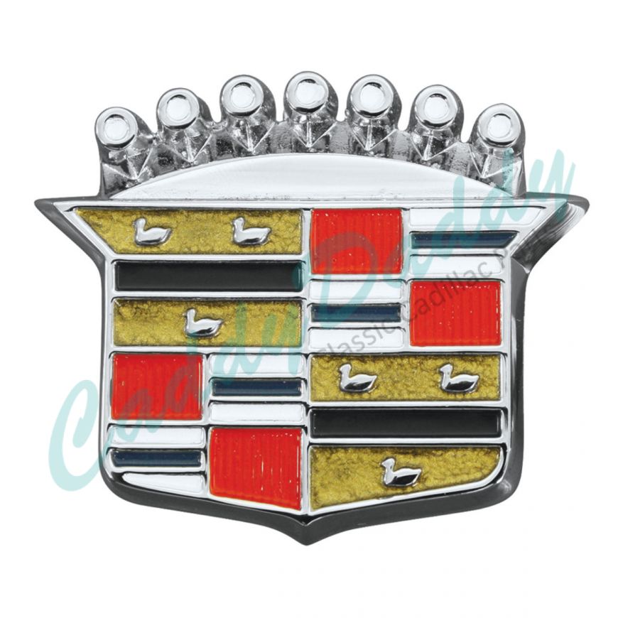 1964 1965 1966 1967 1968 Cadillac Trunk Lock Cover Emblem Crest REPRODUCTION Free Shipping In The USA
