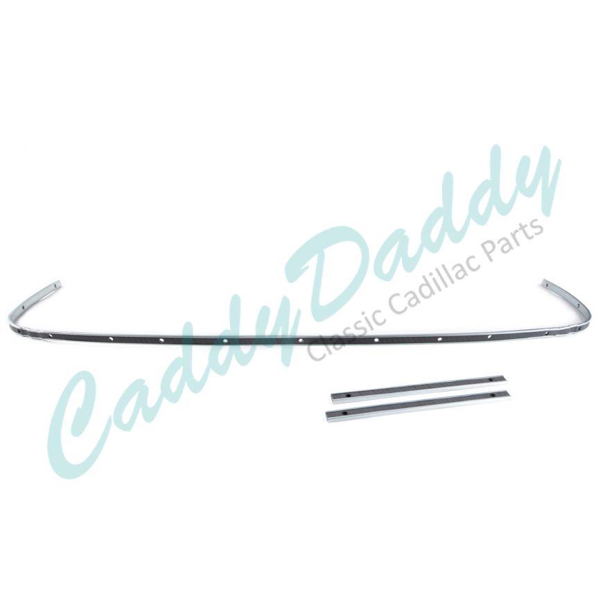 1959 1960 Cadillac Convertible Rear Tacking Rail Set REPRODUCTION Free Shipping In The USA 