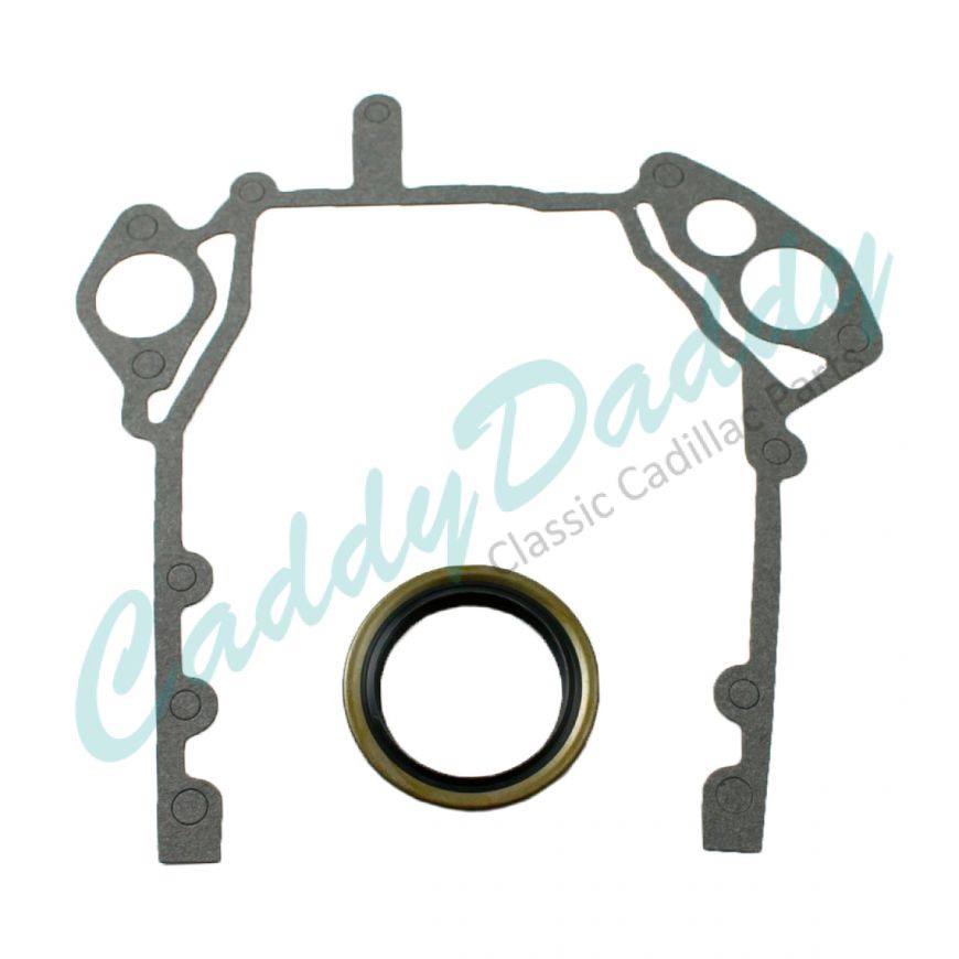 1968 1969 1970 1971 1972 1973 1974 1975 1976 Cadillac (See Details) Timing Cover Gasket Set (2 Pieces) REPRODUCTION Free Shipping In The USA