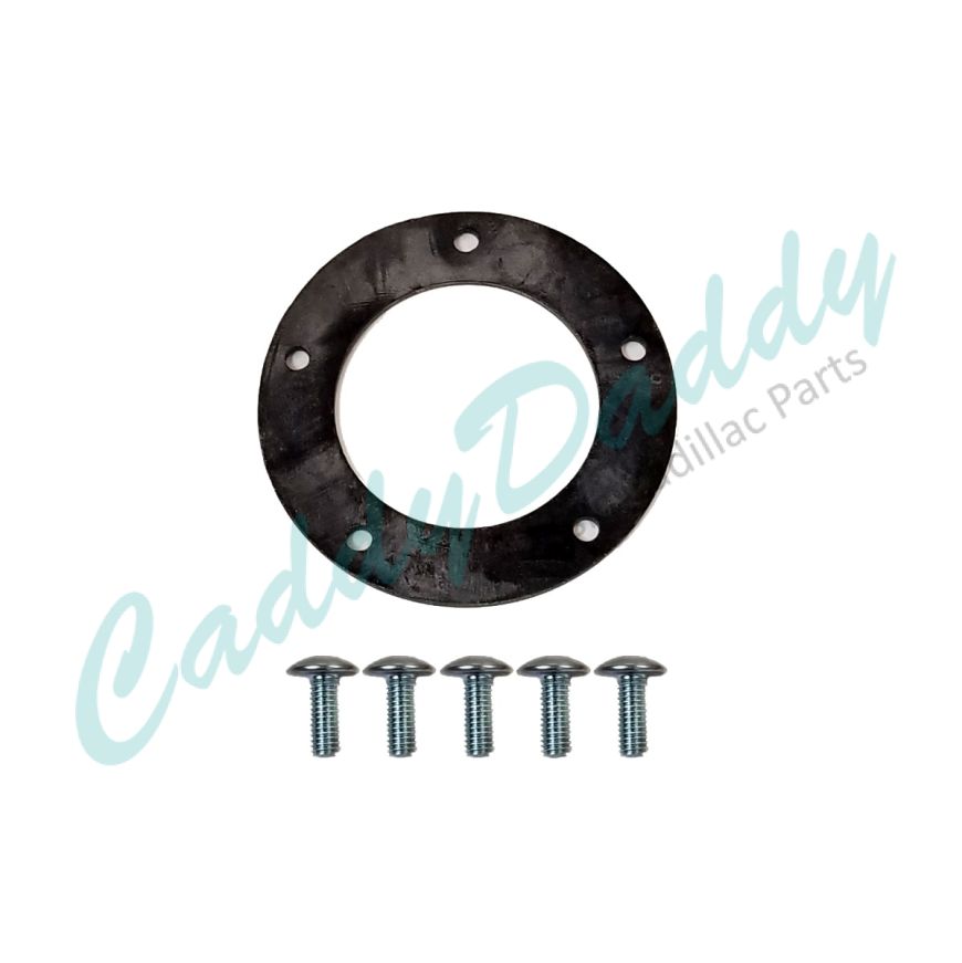 1937 1938 1939 1940 1941 1942 1946 1947 1948 1949 1950 1951 1952 1953 1954 1955 Cadillac Gas Tank Sending Unit Gasket With Screws REPRODUCTION Free Shipping In The USA