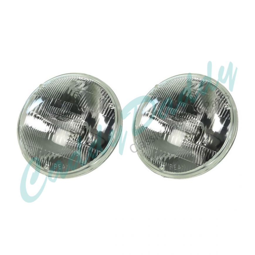 1958 1959 1960 1961 1962 1963 1964 1965 1966 1967 1968 1969 1970 1971 1972 1973 1974 Cadillac Headlight Bulbs (Halogen) High Beam 1 Pair REPRODUCTION Free Shipping In The USA