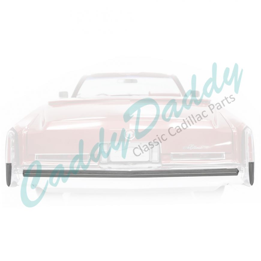 1975 1976 Cadillac Eldorado ABS Plastic Rear Impact Bumper Strips Set 3 Pieces [Ready To Ship] REPRODUCTION Free Shipping In The USA