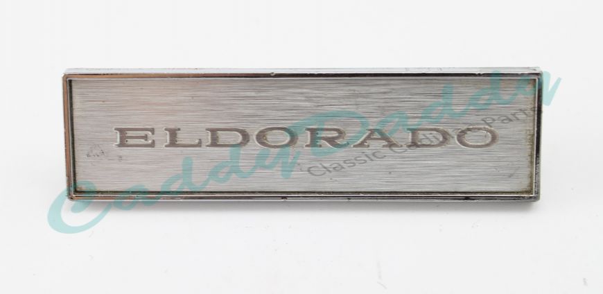 1967 Cadillac Eldorado Dash Emblem USED Free Shipping In The USA 