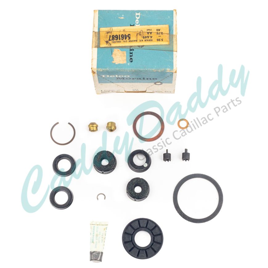 1962 Cadillac (See Details) Delco Moraine Master Cylinder Repair Kit (15 Pieces) NOS Free Shipping In The USA