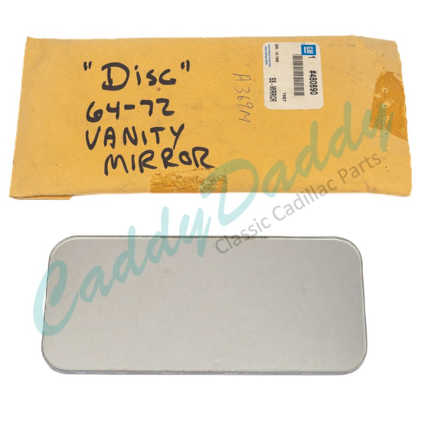 1957 1958 1959 1960 1961 1962 1963 1964 1965 1966 1967 1968 1969 1970 Cadillac Sun Visor Vanity Mirror Snap Style NOS Free Shipping In The USA