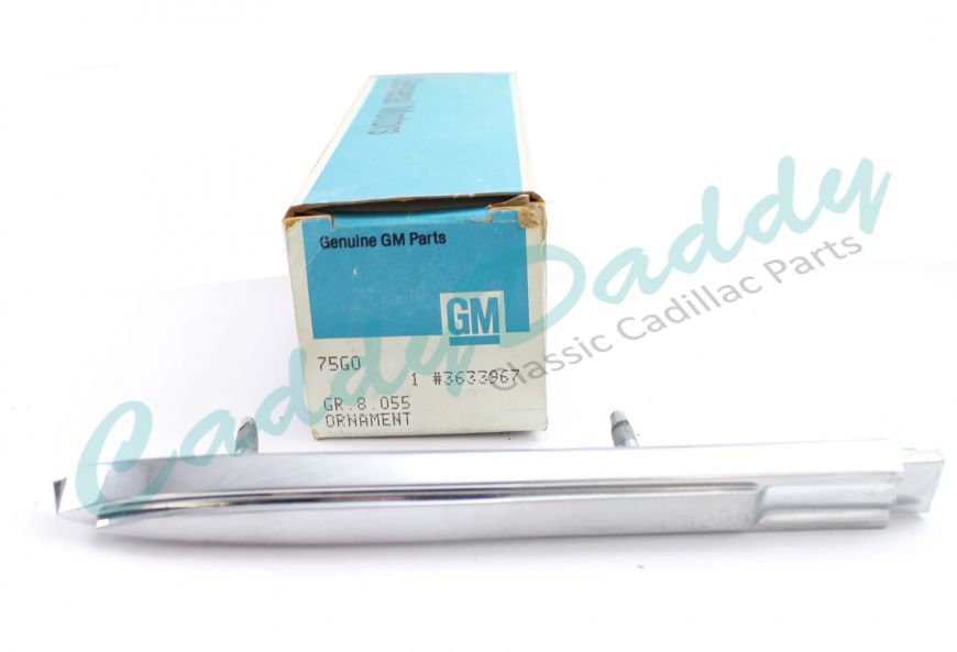 1976 Cadillac (EXCEPT Eldorado and Seville) Hood Center Ornament NOS Free Shipping In The USA 