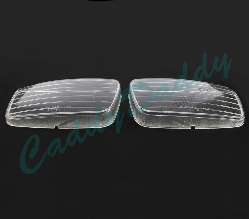 1953 Cadillac Fog Lenses 1 Pair REPRODUCTION Free Shipping In The USA