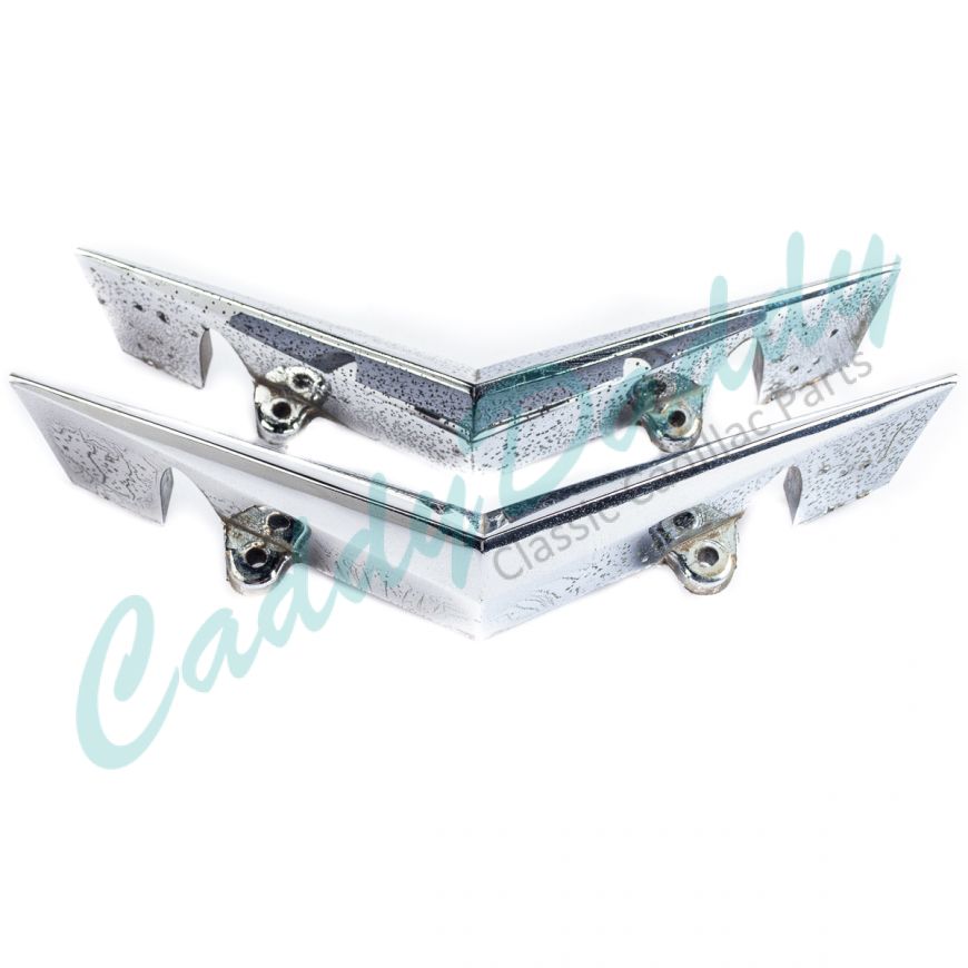1959 Cadillac (See Details) Back Up Light Ornament Vee 1 Pair USED Free Shipping In The USA