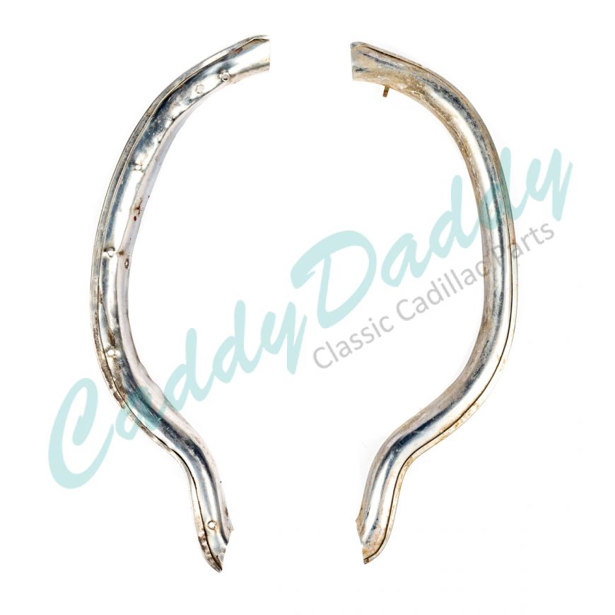 1959 Cadillac Eldorado Biarritz And Seville Rear Bumper End to Quarter Panel Molding 1 Pair USED Free Shipping In The USA