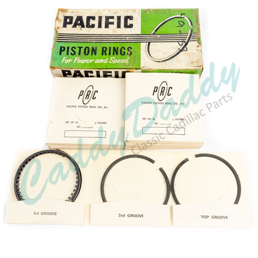 1949 1950 1951 1952 1953 1954 1955 Cadillac 331 Engine Piston Ring .040 Set (40 Pieces) NORS Free Shipping In The USA