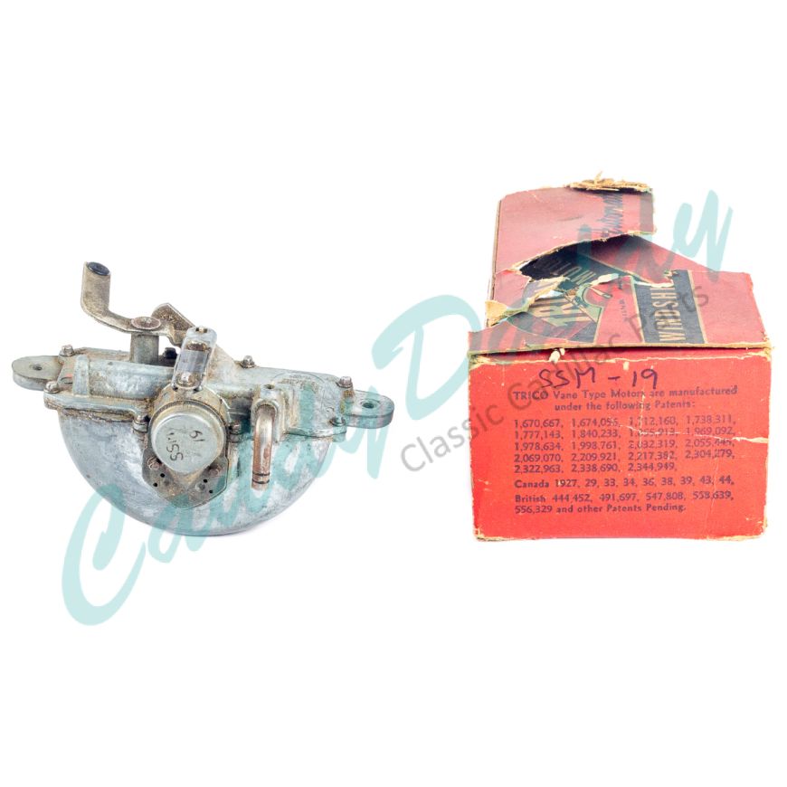 1940 Cadillac Series 52,  Series 62 and Series 72 (See Details) Vacuum Windshield Wiper Motor NOS Free Shipping In The USA