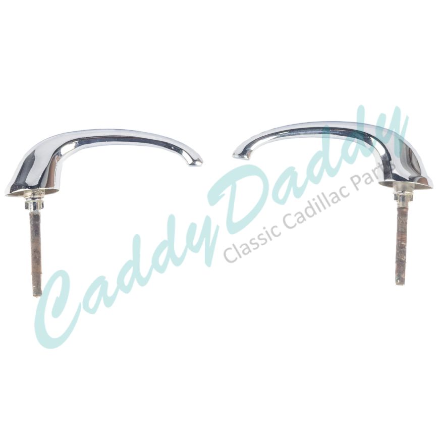 1941 1942 1946 1947 Cadillac Exterior Door Handle 1 Pair RE-PLATED/RESTORED Free Shipping In The USA