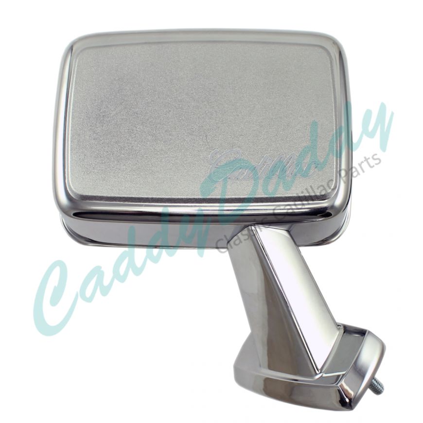 1973 1974 1975 1976 Cadillac Deville and Fleetwood Right Passenger Side Exterior Rear View Mirror (Manual Operation) REPRODUCTION Free Shipping In The USA