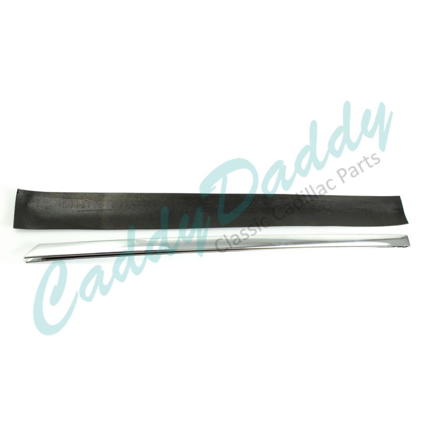 1969 1970 Cadillac Convertible And Deville 2 Door Hardtop Rear Quarter Window Leading Edge Chrome Left Driver Side REPRODUCTION Free Shipping In The USA