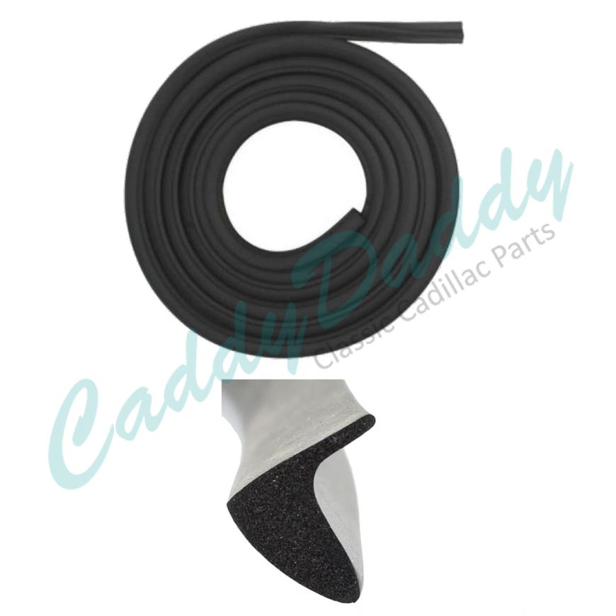 1954 1955 1956 1957 1958 1959 1960 1961 1962 1963 1964 Cadillac Series 75 Limousine Door Rubber Weatherstrip (22 Feet) REPRODUCTION Free Shipping In The USA