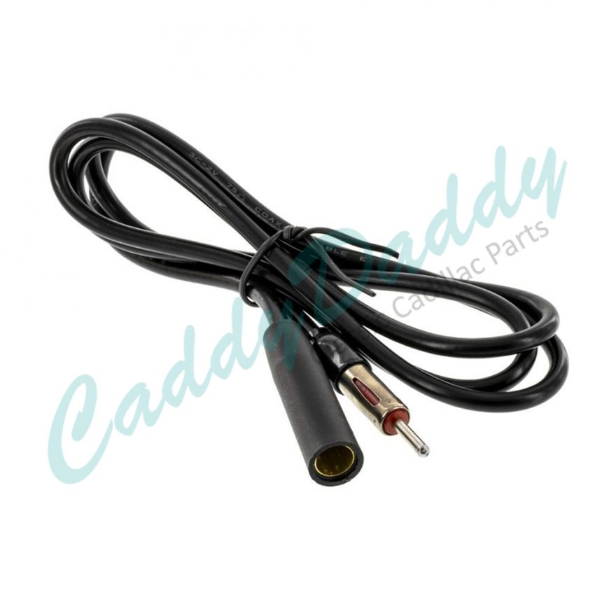1981 1982 1983 1984 1985 1986 1987 1988 1989 1990 1991 1992 Cadillac Antenna to Radio Extension Cable (48 Inches) REPRODUCTION Free Shipping In The USA