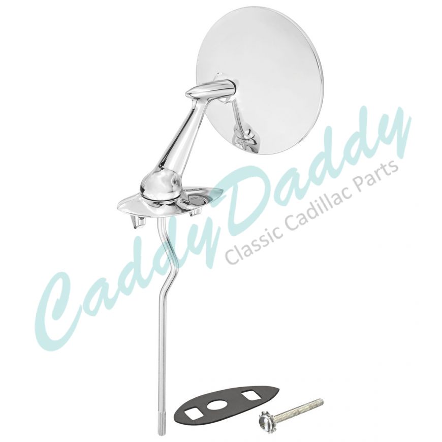1957 1958 Cadillac Left Driver Side Exterior Rear View Mirror REPRODUCTION Free Shipping In The USA