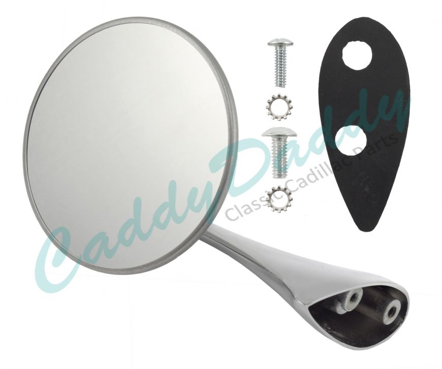 1954 1955 Cadillac Left Driver Side Exterior Rear View Mirror REPRODUCTION Free Shipping In The USA