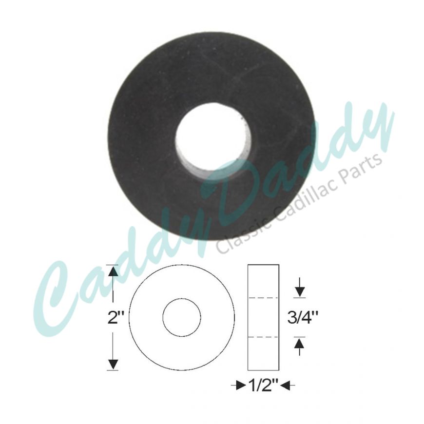 1952 1953 Cadillac Round Body Mounting Pad REPRODUCTION 