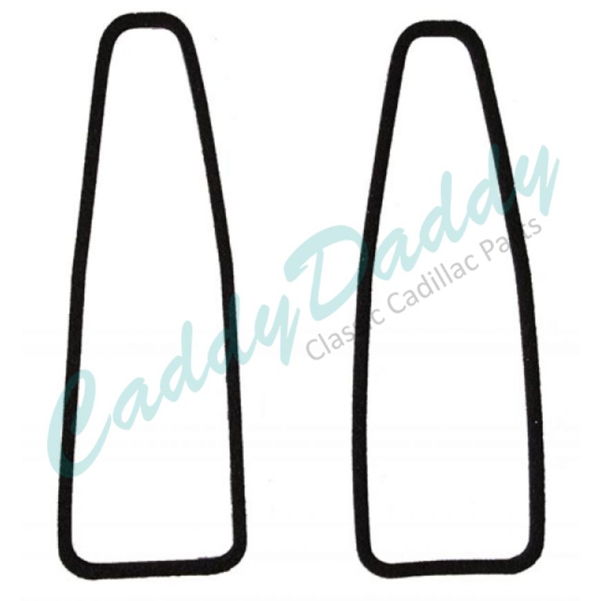 1962 Cadillac Tail Light Lens Gaskets 1 Pair REPRODUCTION Free Shipping In The USA