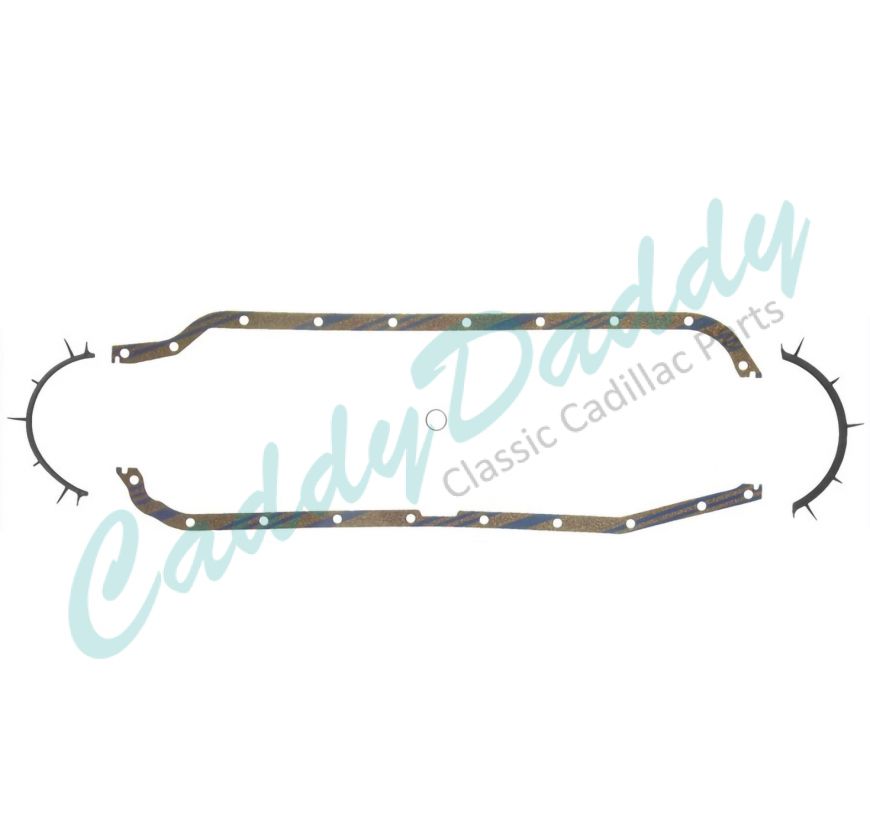 1968 1969 1970 1971 1972 1973 1974 1975 1976 1977 1978 1979 1980 1981 1982 1983 1984 Cadillac Oil Pan Gasket Set REPRODUCTION Free Shipping In The USA