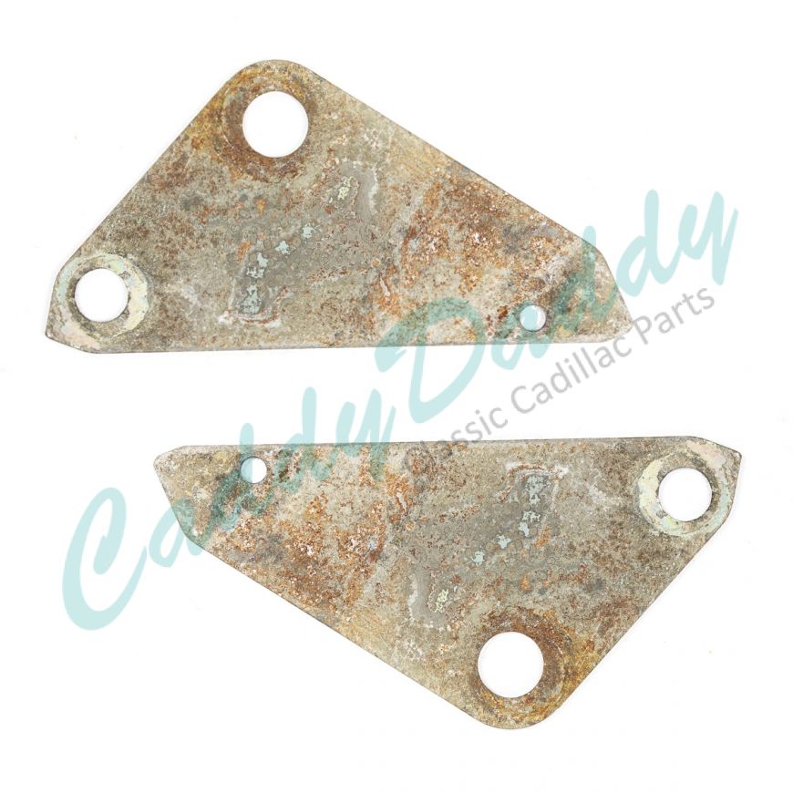 Late 1962 1963 1964 1965 1966 1967 1968 Cadillac (See Details) Front Brake Shoe Stabilizer Plate 1 Pair USED Free Shipping In The USA
